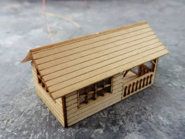 Gartenhütte gebaut