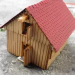 Holzbausätze gebaute Hütte