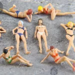Frauen am Pool H0, Badende H0, Figuren, Modellbahnfiguren