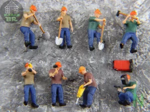 Arbeiter mit Werkzeug