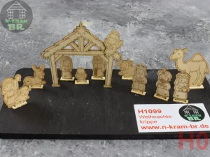 H1099 Große Krippe H0