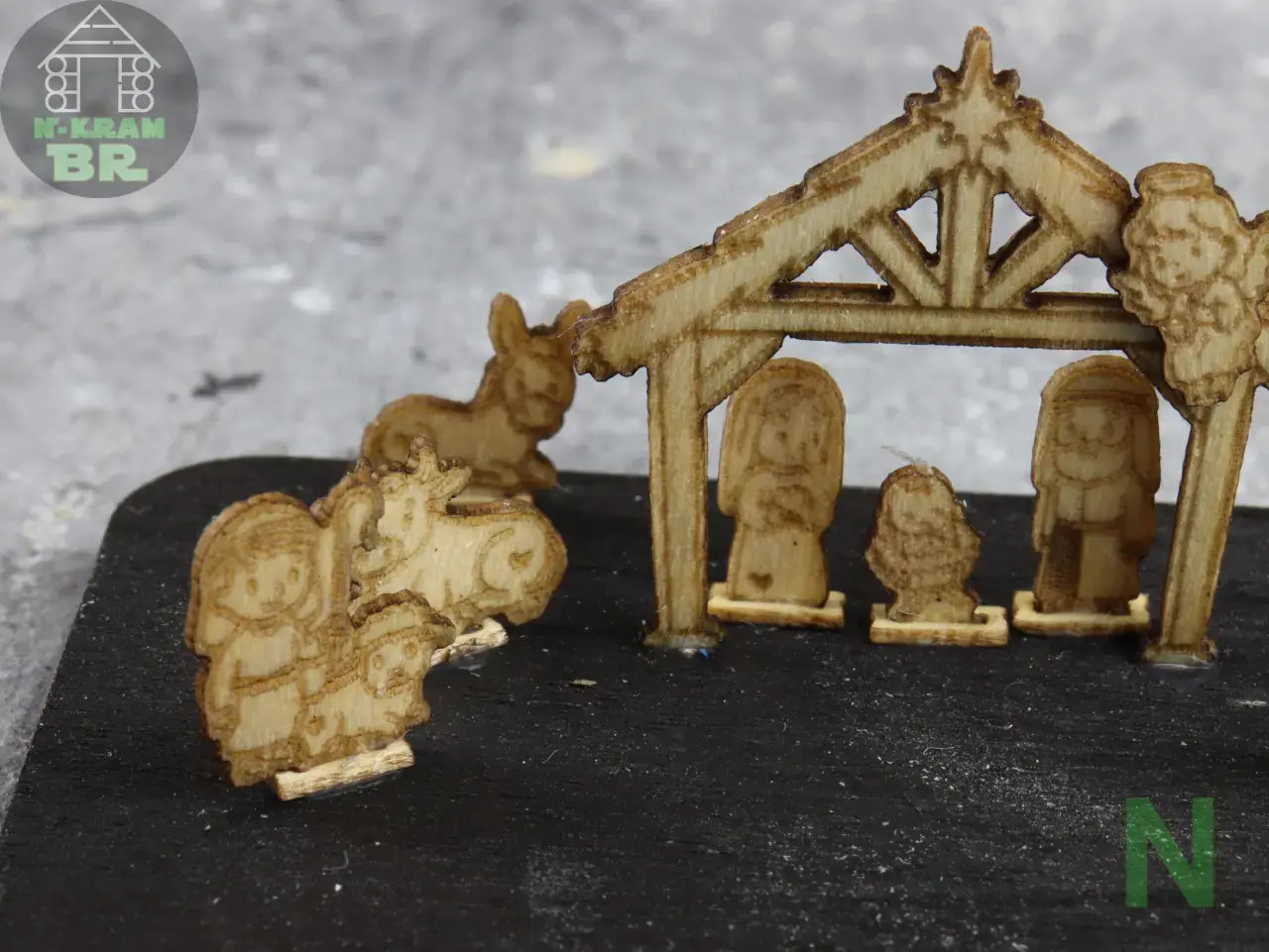 Krippe Weihnachtskrippe Modellbahn