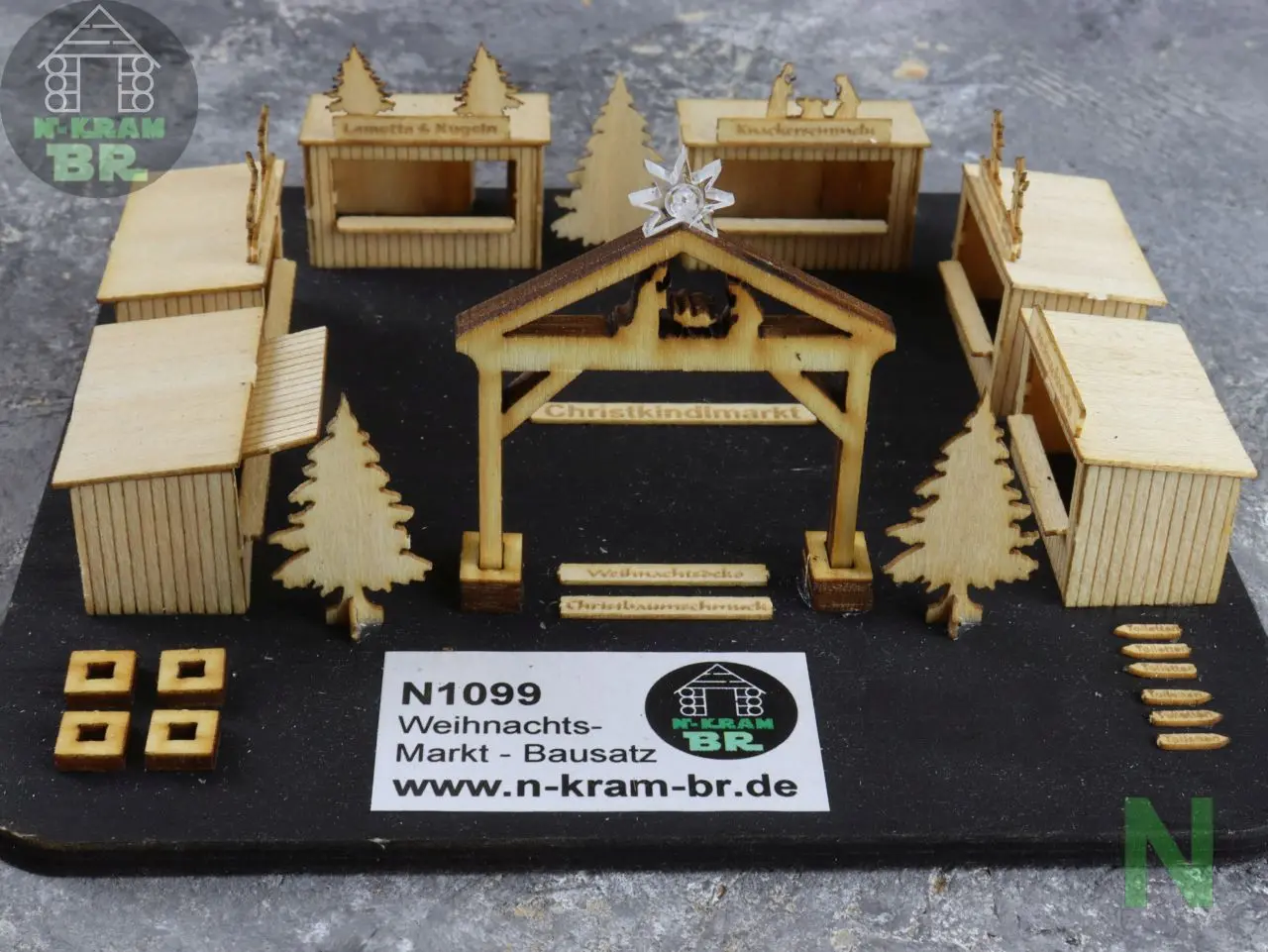 Weihnachtsmarkt Christkindlmarkt Modellbahn