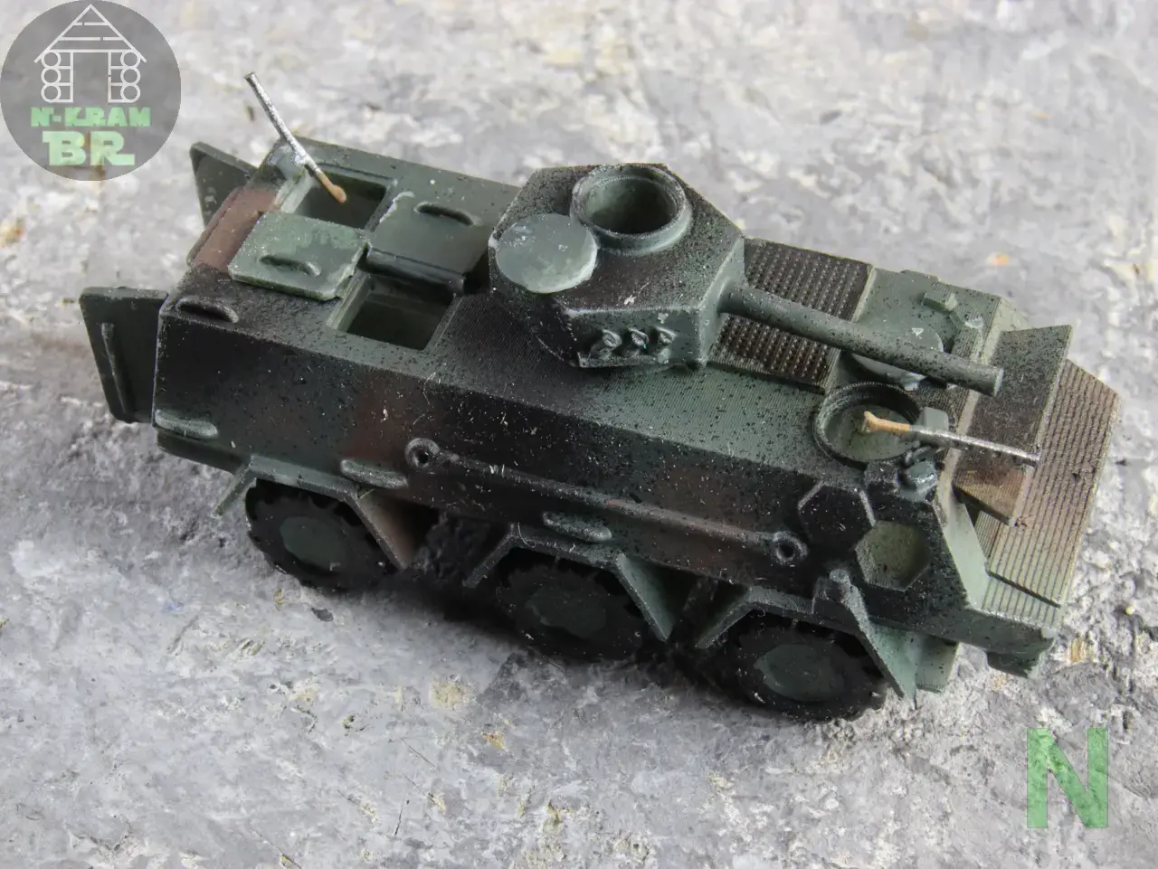 Radpanzer mit Kanone