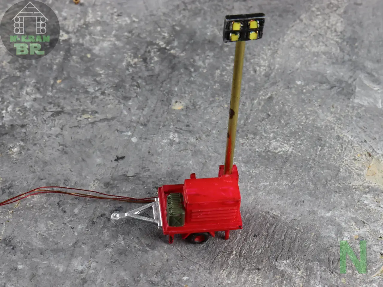 Beleuchtungsanhänger Modellbahn