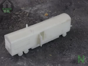 Stromwagen mit Generator in der Modellbahngröße N