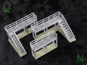 Containertreppe für Wohncontainer in der Baugröße N