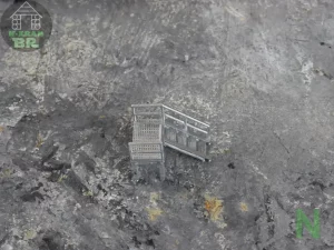 Treppe für Sanitärcontainer