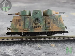 Pnazerdraisine für die Modellbahn Spur N