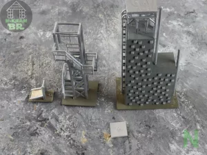 Hindernisbahn Kletterturm für die Modelleisenbahn Spur N