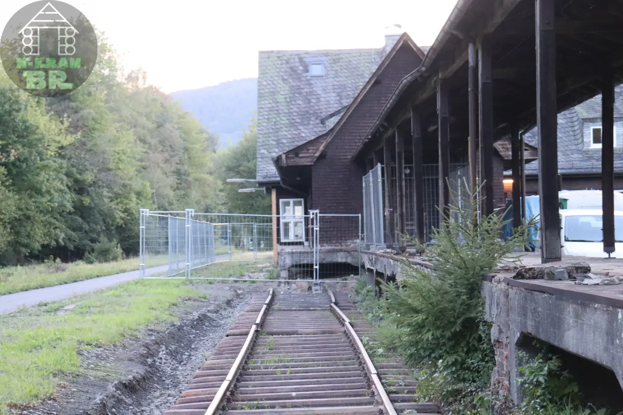 Bahnhof Wildflecken, Gleisseite, Sep 2026