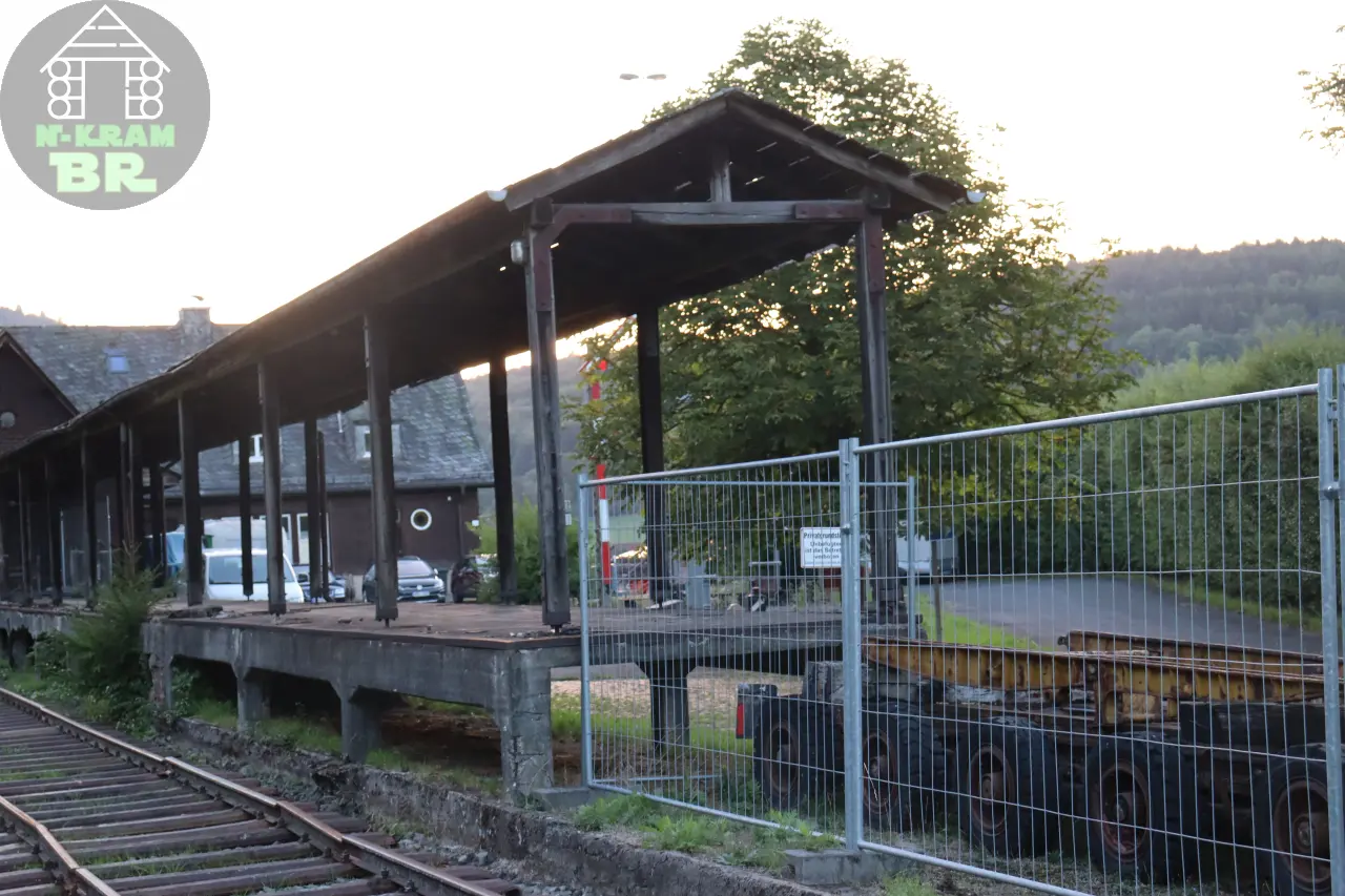 Bahnhof Wildflecken, Ladebühne, Rhönbahnhof